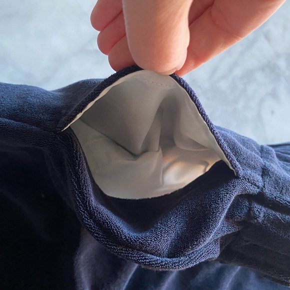 Authentic NWT Moncler Terry Swim Cover Up Shorts - Picture 5 of 9